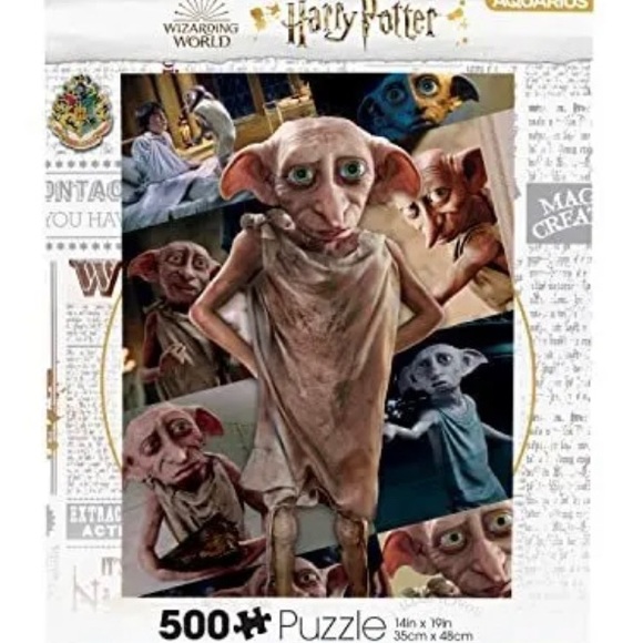 AQUARIUS - Harry Potter Dobby 500 Piece Jigsaw Sealed Puzzle - Picture 1 of 3